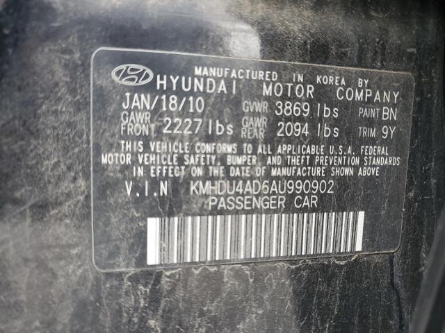 2010 HYUNDAI ELANTRA BL - KMHDU4AD6AU990902