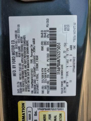 2016 FORD MUSTANG - 1FA6P8AM7G5275051