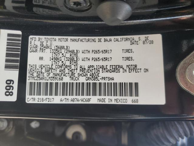 2020 TOYOTA TACOMA DOU 3TMCZ5AN1LM359160