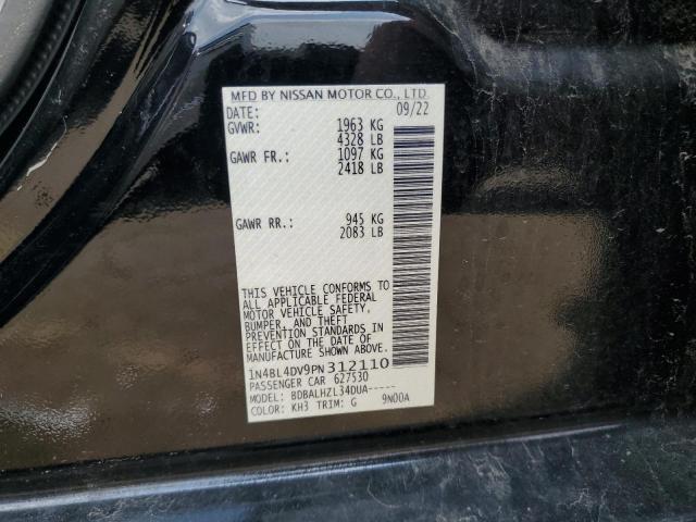2023 NISSAN ALTIMA SV 1N4BL4DV9PN312110