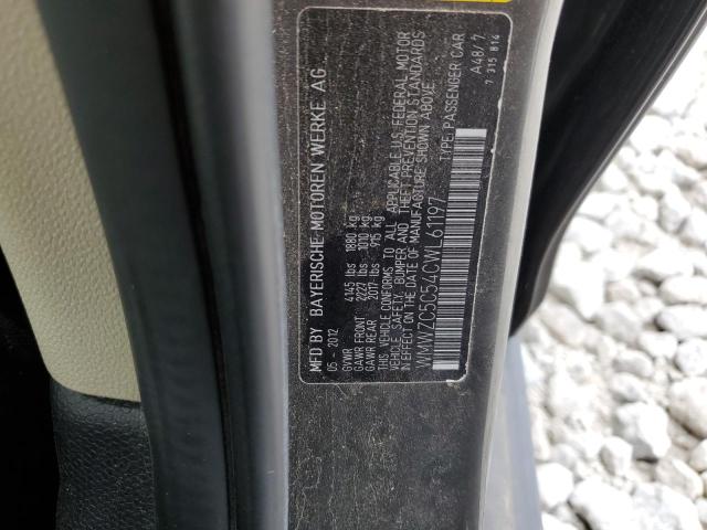 2012 MINI COOPER S C - WMWZC5C54CWL61197