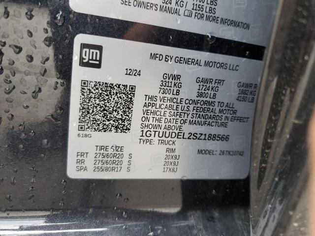 2025 GMC SIERRA K1500 SLT 1GTUUDEL2SZ188566