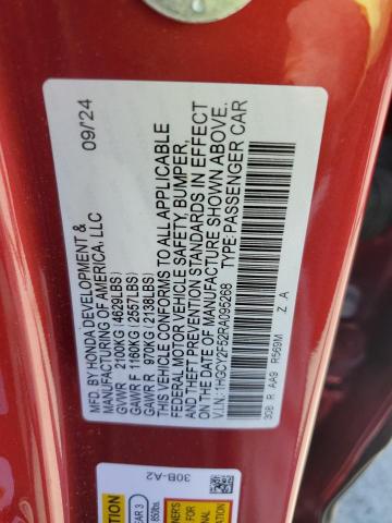 2024 HONDA ACCORD HYBRID SPORT 1HGCY2F52RA095268