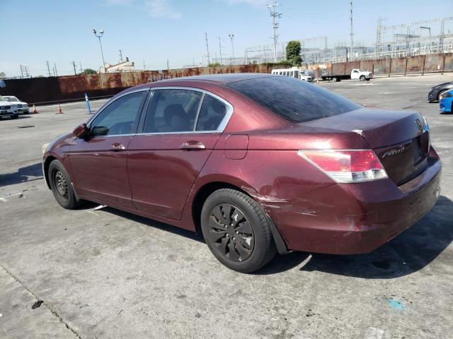 HONDA ACCORD LX 2008 burgundy  gas JHMCP26308C079555 photo #3