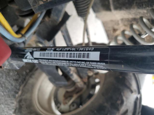 2012 ARCTIC CAT PROWLER 550 XT 4UF12MPV8CT301649