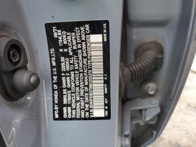 2021 HONDA CIVIC TYPE SHHFK8G70MU205376