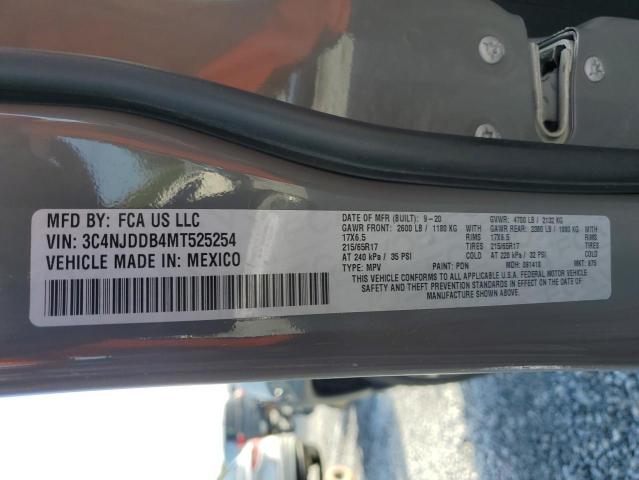 2021 JEEP COMPASS TR 3C4NJDDB4MT525254