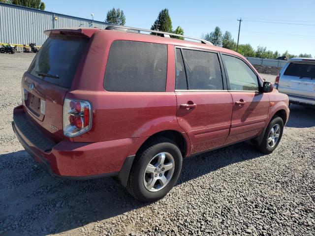 HONDA PILOT EX 2006 red  gas 2HKYF18516H506701 photo #4