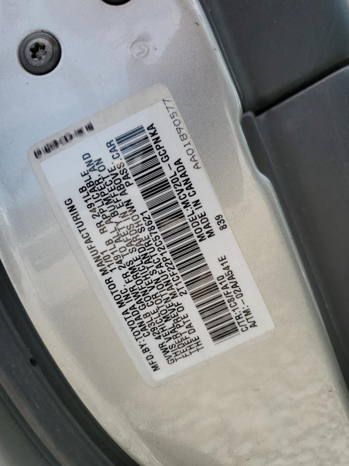 Lot #3248889437 2002 TOYOTA CAMRY SOLA