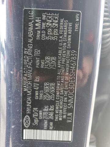2025 HYUNDAI TUCSON SEL 5NMJC3DE5SH467839