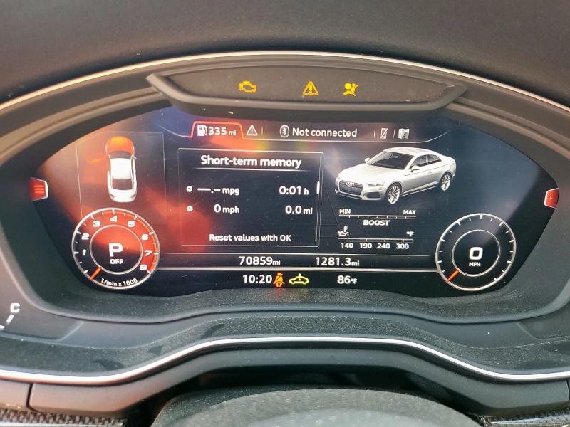 2018 AUDI S5 PRESTIG WAUR4AF59JA104175
