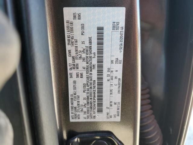 2017 FORD F150 SUPER 1FTEW1EP9HKE16709