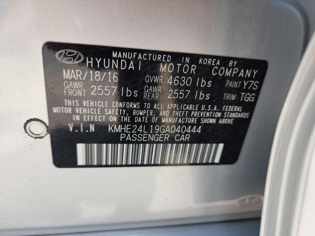 2016 HYUNDAI SONATA HYB - KMHE24L19GA040444