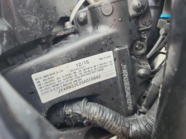 2016 YAMAHA FZ09 JYARN33E2GA010692