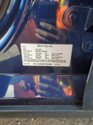 2023 TESLA MODEL Y 7SAYGDEF1PF834859
