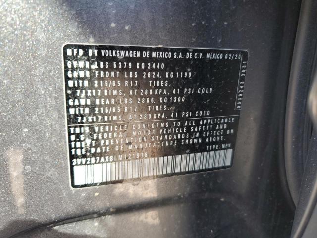 2020 VOLKSWAGEN TIGUAN SE 3VV2B7AX8LM121918