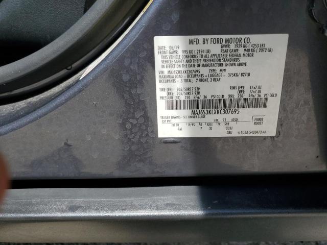 2019 FORD ECOSPORT T MAJ6S3KLXKC307695