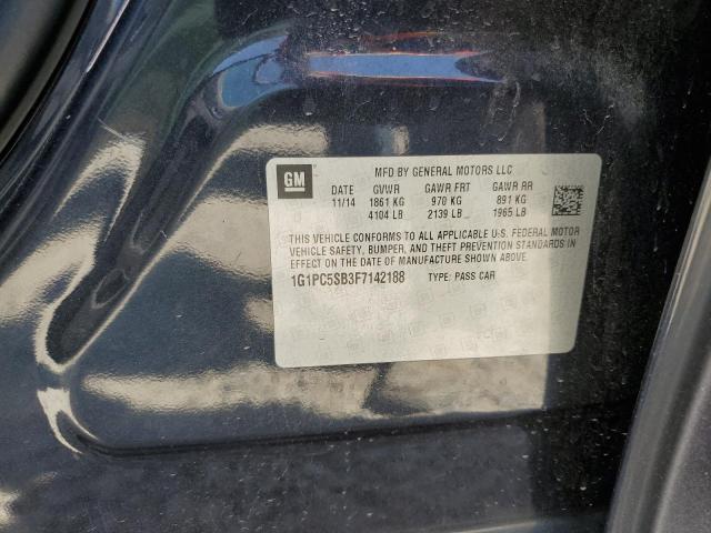 2015 CHEVROLET CRUZE LT 1G1PC5SB3F7142188