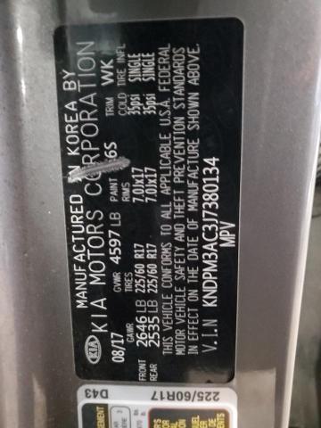 2018 KIA SPORTAGE L KNDPM3AC3J7380134