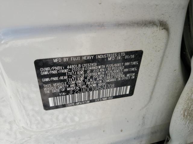 2016 SUBARU FORESTER 2 - JF2SJADC3GH524708