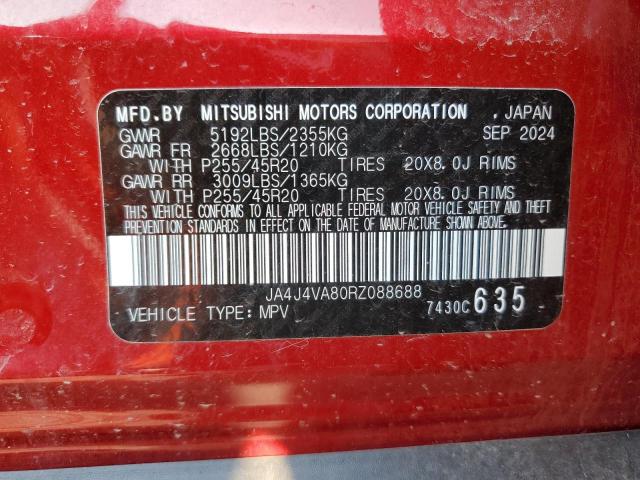 2024 MITSUBISHI OUTLANDER JA4J4VA80RZ088688