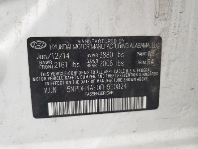 2015 HYUNDAI ELANTRA SE - 5NPDH4AE0FH550824