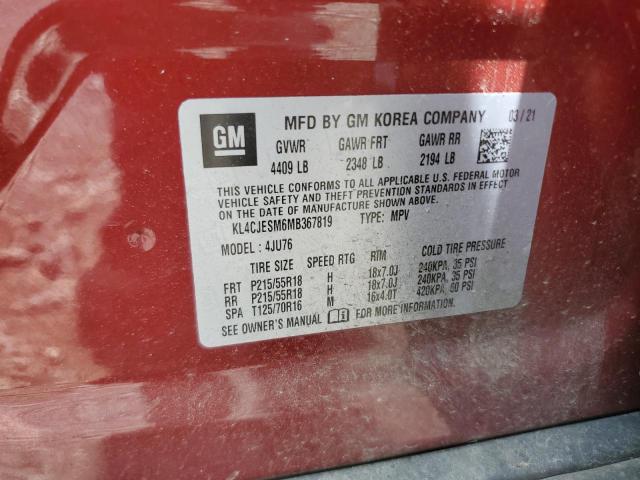 2021 BUICK ENCORE PRE KL4CJESM6MB367819