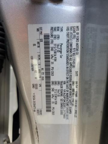 2014 FORD FOCUS SE - 1FADP3K22EL317660