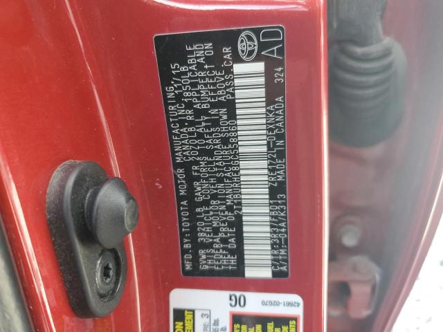 2016 TOYOTA COROLLA L - 2T1BURHE8GC558860