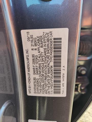 2018 HONDA ACCORD SPO - 1HGCV1F3XJA234794