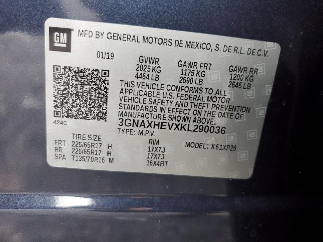 2019 CHEVROLET EQUINOX LS 3GNAXHEVXKL290036