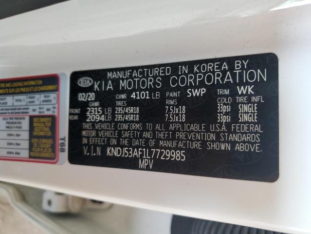 2020 KIA SOUL GT-LI KNDJ53AF1L7729985