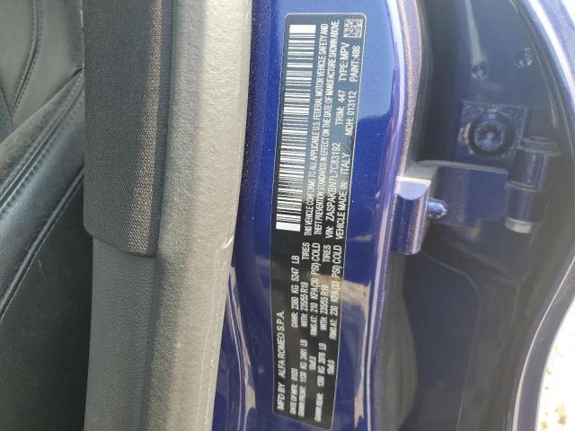 2020 ALFA ROMEO STELVIO TI ZASPAKBN7L7C83192