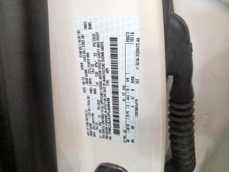2023 FORD ESCAPE PLA 1FMCU9JA3PUA96458