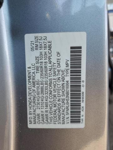 2022 HONDA ODYSSEY EX 5FNRL6H53NB016994