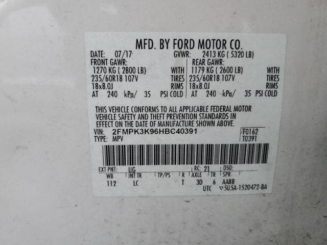 2017 FORD EDGE TITAN 2FMPK3K96HBC40391