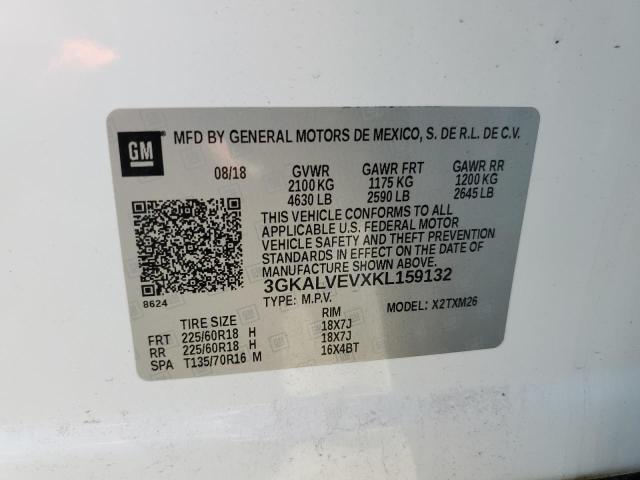 2019 GMC TERRAIN SL 3GKALVEVXKL159132