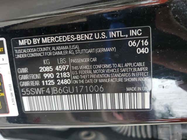 2016 MERCEDES-BENZ C 300 - 55SWF4JB6GU171006
