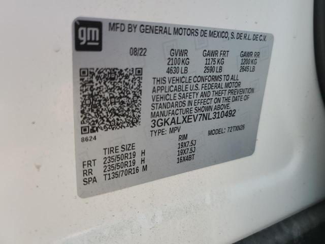 2022 GMC TERRAIN DE 3GKALXEV7NL310492