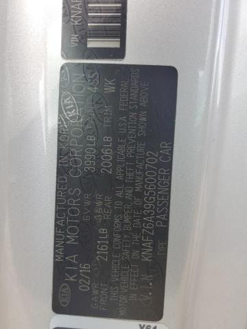 2016 KIA FORTE SX KNAFZ6A39G5600702