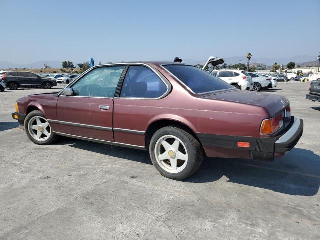 BMW 633 CSI 1983 burgundy coupe gas WBAEB7408D6726370 photo #3