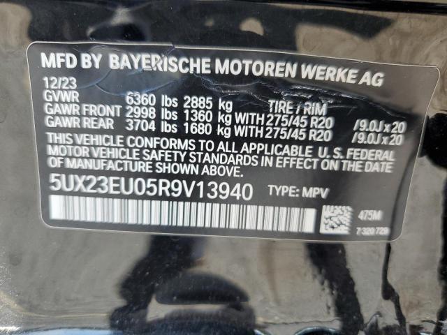 2024 BMW X5 XDRIVE4 - 5UX23EU05R9V13940