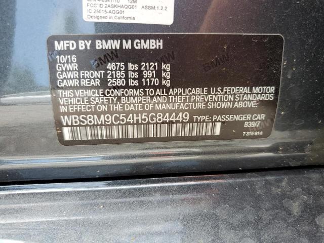 2017 BMW M3 - WBS8M9C54H5G84449