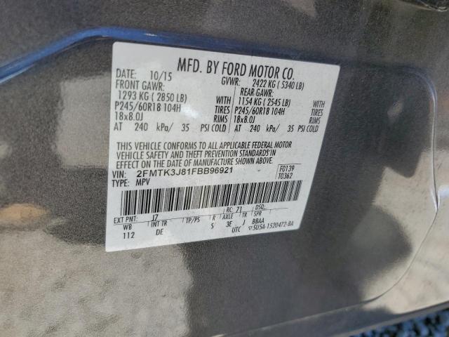 2015 FORD EDGE SEL 2FMTK3J81FBB96921