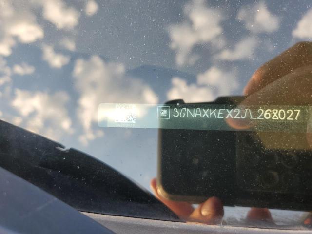 2018 CHEVROLET EQUINOX LT 3GNAXKEX2JL268027