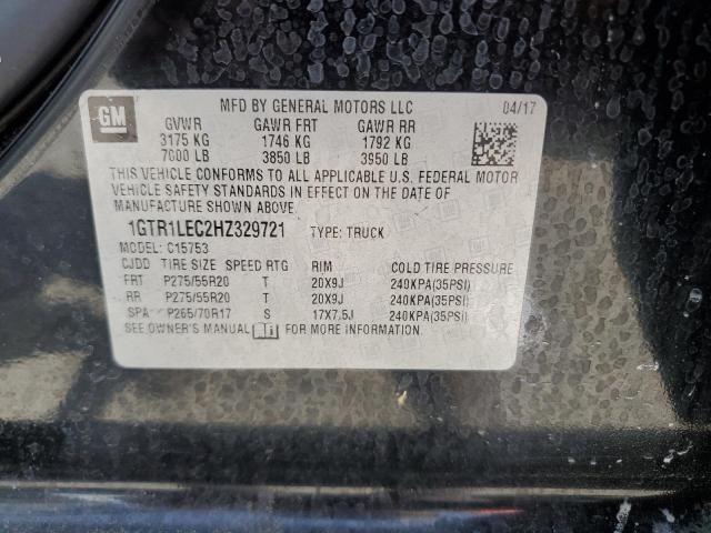 2017 GMC SIERRA C15 1GTR1LEC2HZ329721