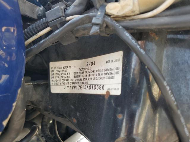 2005 YAMAHA XV1700 JYAVP17E15A010686