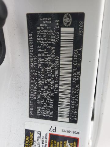 2017 TOYOTA CAMRY LE 4T1BF1FK2HU702049