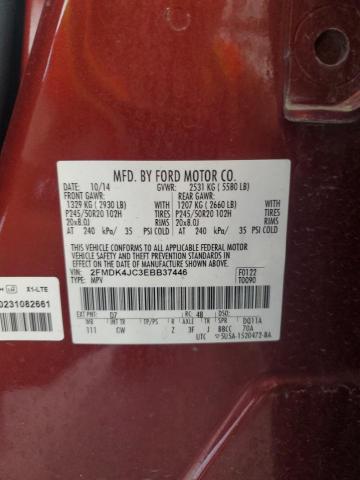 2014 FORD EDGE SEL - 2FMDK4JC3EBB37446