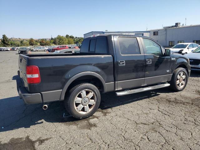 FORD F150 SUPER 2008 black  gas 1FTPW12568KE15738 photo #4